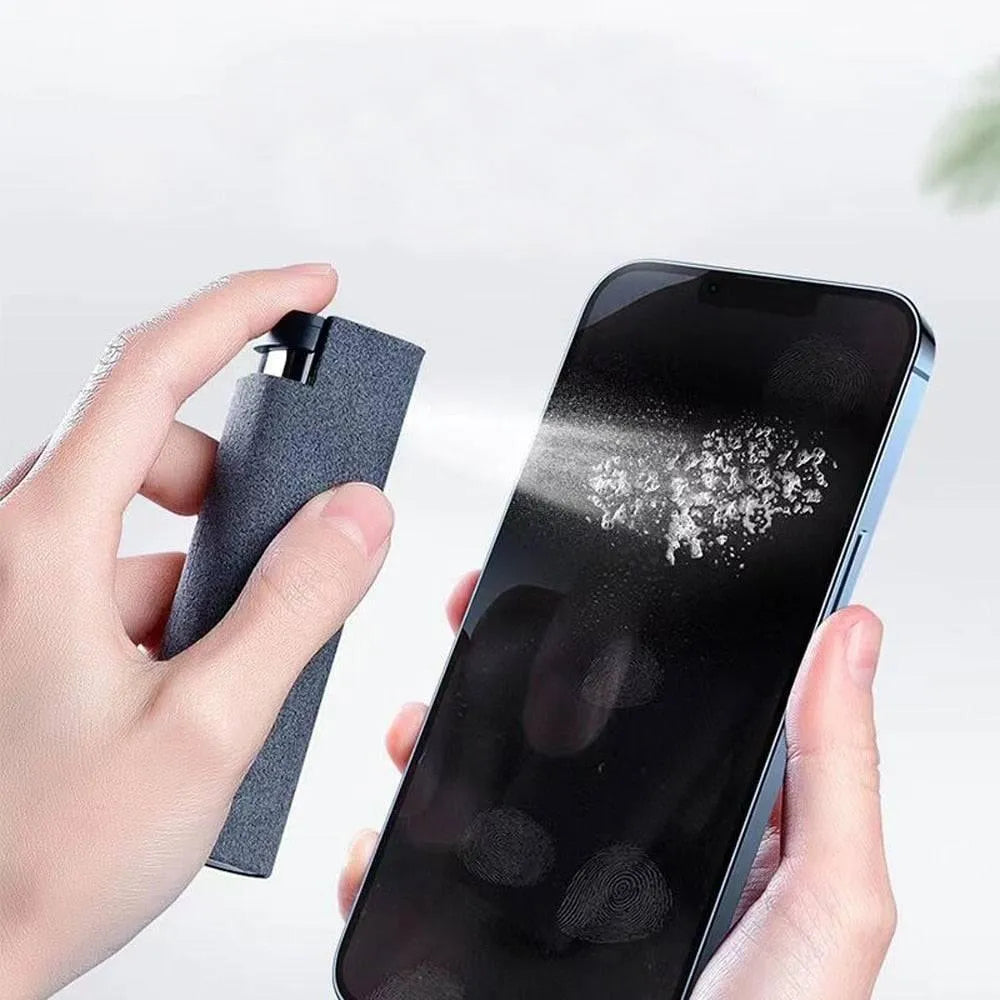 2-in-1 Phone Screen Cleaner with Spray