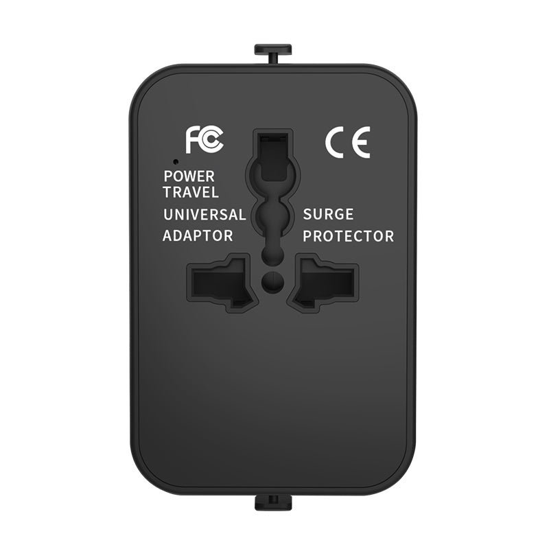 Universal Travel Adapter - All-in-One International Power Plug for 150+ Countries with Dual USB Ports
