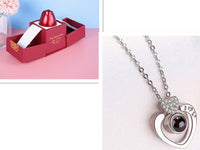 Thumbnail for Hot Valentine's Day Gifts Metal Rose Jewelry Gift Box Necklace For Wedding Girlfriend Necklace Gifts