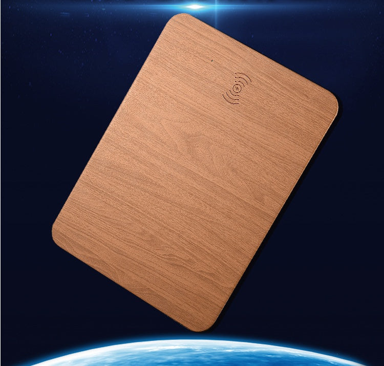 Wooden Qi Wireless Charger Pad - Natural Bamboo Design