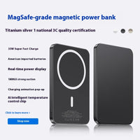 MagSafe Magnetic Wireless Power Bank 10000mAh - Ultra-Slim 8.5mm Design | Fast Charging Portable Battery for iPhone with Creative Style