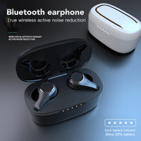 ANC Active Noise Cancelling Bluetooth Headset - Wireless Earbuds with Voice Control | Bluetooth 5.0 Stereo Earphones