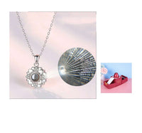 Thumbnail for Hot Valentine's Day Gifts Metal Rose Jewelry Gift Box Necklace For Wedding Girlfriend Necklace Gifts