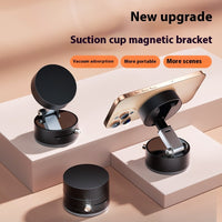 Thumbnail for Foldable Magnetic Vacuum Car Phone Holder Foldable Suction Cup With Suction Cup Hands-Free Navigation For Smart Phone