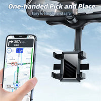 Thumbnail for 360° Car Rearview Mirror Phone Holder for Car - TechShopi