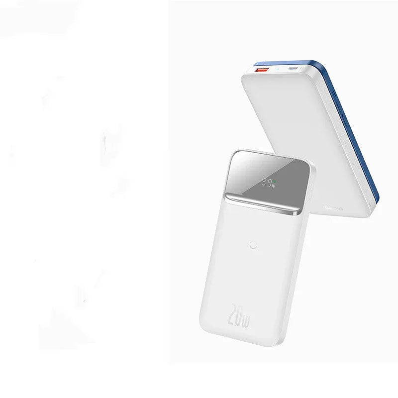 MagSafe Wireless Power Bank 10000mAh - 2-in-1 Magnetic Charger with LCD Display | Fast Charging Portable Battery for iPhone