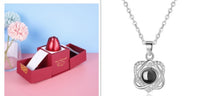 Thumbnail for Hot Valentine's Day Gifts Metal Rose Jewelry Gift Box Necklace For Wedding Girlfriend Necklace Gifts