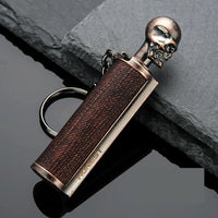 Thumbnail for Creative Metal Keychain Lighter Wild Fire Ten Thousand Times Use Kerosene Lighters Gifts For Men