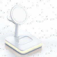 4-in-1 Magnetic Wireless Charging Stand for iPhone, Apple Watch & AirPods – Fast MagSafe-Compatible Charger Dock