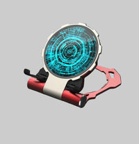 Iron Man Wireless Charger Stand - Metal Qi Fast Charging Desktop Phone Holder | Marvel Collectible Gift