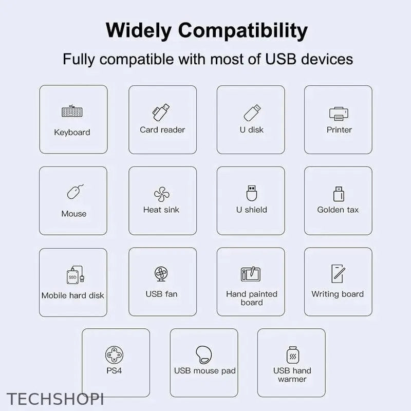 5 IN 1 Type C Hub Adapter with TF SD Reader for MacBook Pro & PC - Fast Data Transfer & Slim Design - TechShopi