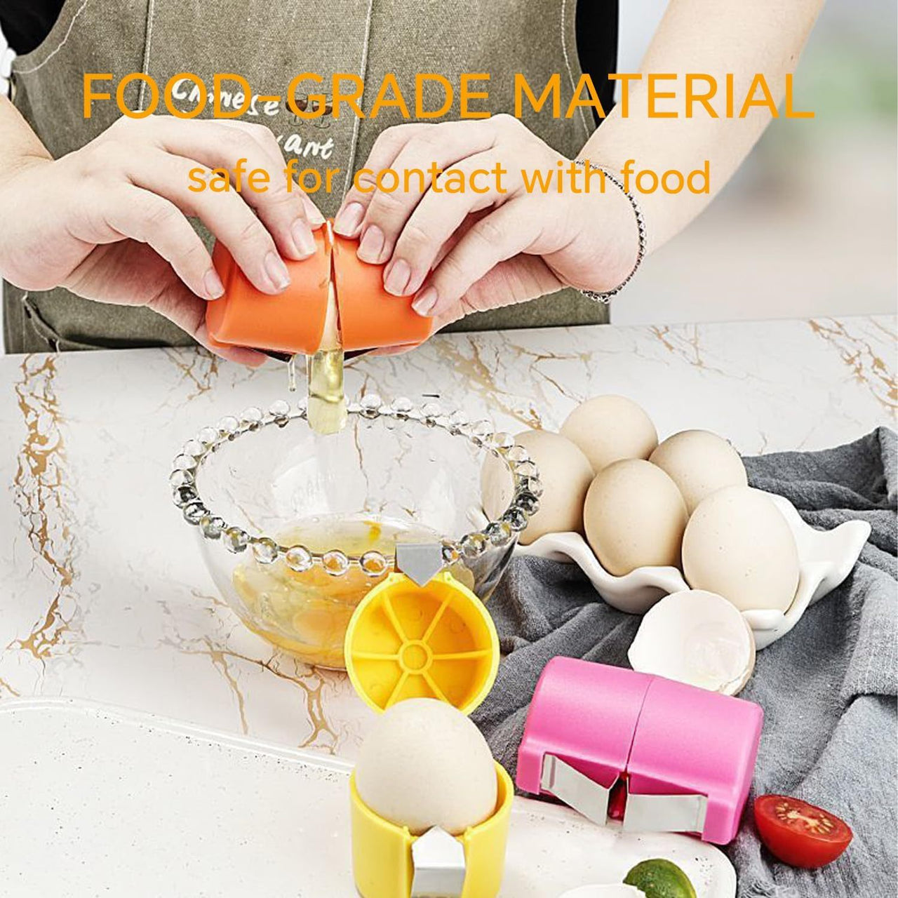 Egg Shell Opener For Hard Boiled Eggs Peeler Tool