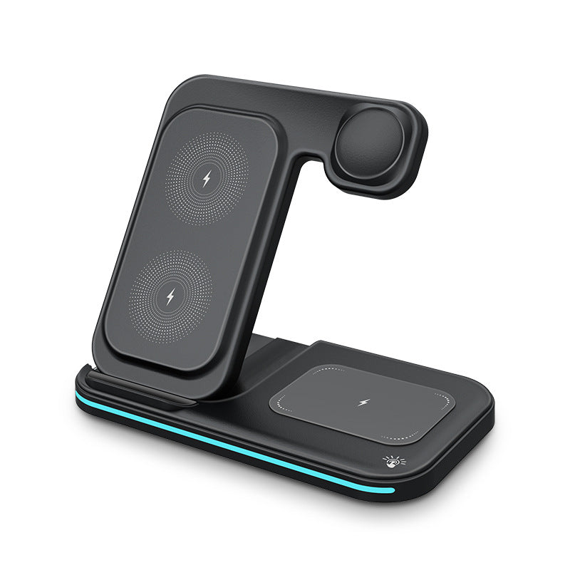 Foldable Wireless Fast Charger - Multi-Angle Travel Stand