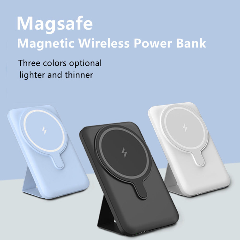 MagSafe Magnetic Wireless Power Bank 10000mAh - 15W Fast Charging with Multi-Port Output | Portable Battery Pack for iPhone & Devices