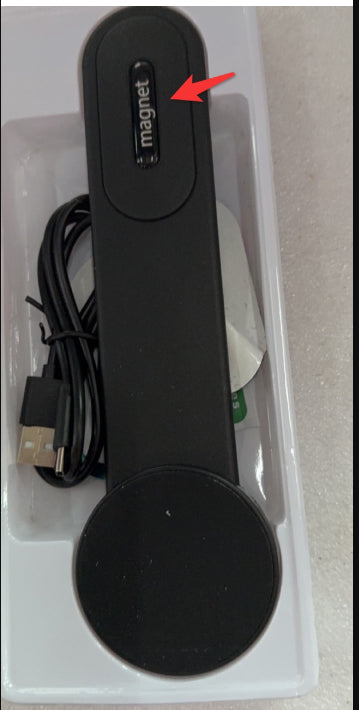 Wireless Car Charger Mount - Magnetic Phone Holder with 360° Rotation & Bendable Arm for Safe Hands-Free Driving