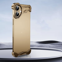 Zinc Alloy Phone Case - Premium Metal Anti-Drop Protection for iPhone 16 15 14 13 12 Pro Max Plus
