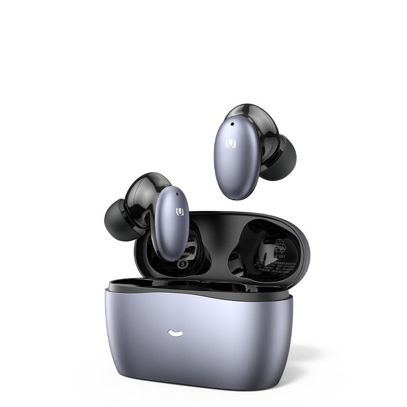 ANC Active Noise Cancelling Bluetooth Earphones - Wireless Earbuds with USB Charging | 4-Day Battery Life in Space Gray
