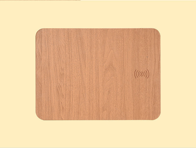 Wooden Qi Wireless Charger Pad - Natural Bamboo Design