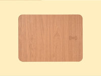 Wooden Qi Wireless Charger Pad - Natural Bamboo Design