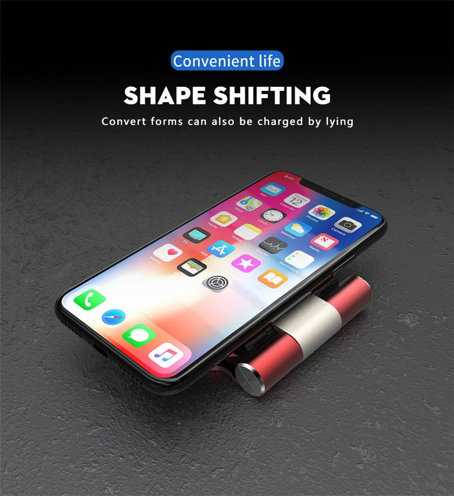 Iron Man Wireless Charger Stand - Metal Qi Fast Charging Desktop Phone Holder | Marvel Collectible Gift