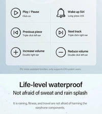 Lenovo LP40 TWS Wireless Earbuds - Bluetooth 5.0 Touch Control | HiFi Stereo, Waterproof Sport In-Ear Headphones with Charging Case