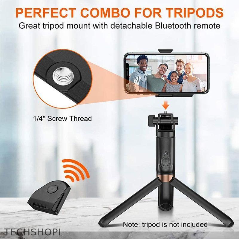 Ulanzi CapGrip Wireless Bluetooth Smartphone Selfie Booster Handle Grip -  by TechShopi - iphone, iphone-Accessories