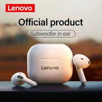 Lenovo LP40 TWS Wireless Earbuds - Bluetooth 5.0 Touch Control | HiFi Stereo, Waterproof Sport In-Ear Headphones with Charging Case