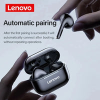 Lenovo LP40 TWS Wireless Earbuds - Bluetooth 5.0 Touch Control | HiFi Stereo, Waterproof Sport In-Ear Headphones with Charging Case
