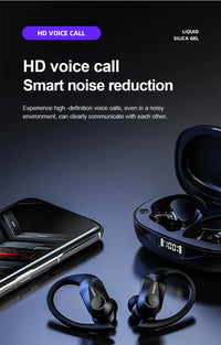 Lenovo LP75 Sports TWS Earphones - Bluetooth 5.3 | ANC, HiFi Stereo, LED Display, Waterproof with Mic & Button Control