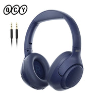 QCY H3 ANC Over-Ear Headphones - 43dB Hybrid ANC, Hi-Res Audio, Bluetooth 5.4 | 60H Battery, 40mm Driver, Transparency Mode, Wireless & Wired