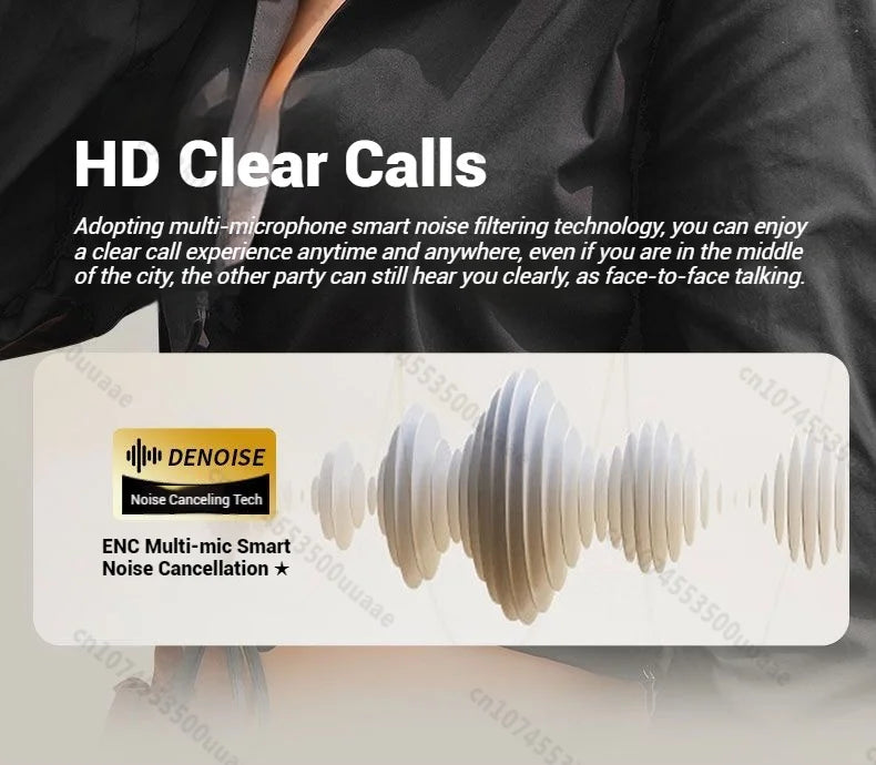 Monster AC330 OWS Open-Ear Headphones - Bluetooth 5.4 | ENC Call Noise Cancelling, 360° Surround Sound, 24H Battery, Waterproof Sport Headset