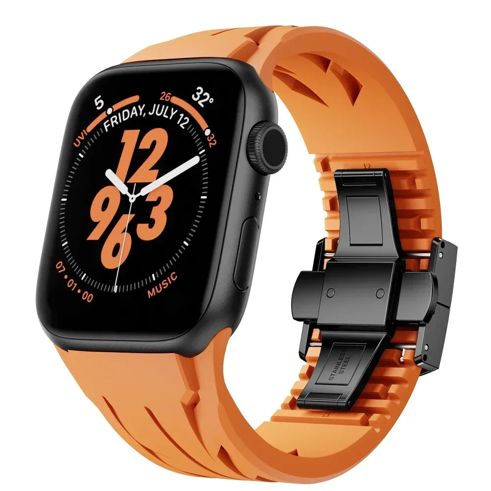 FlexFit™ Precision Silicone Band for Apple Watch Ultra 1 2 49mm 10 46mm Premium Band
