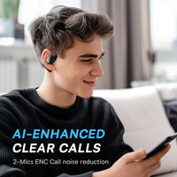 Baseus Eli 10i Fit Open-Ear Air Conduction Earphones - Bluetooth 5.4 | 45Hr Battery, IP54 Waterproof, Dual Connection Sport Earbuds