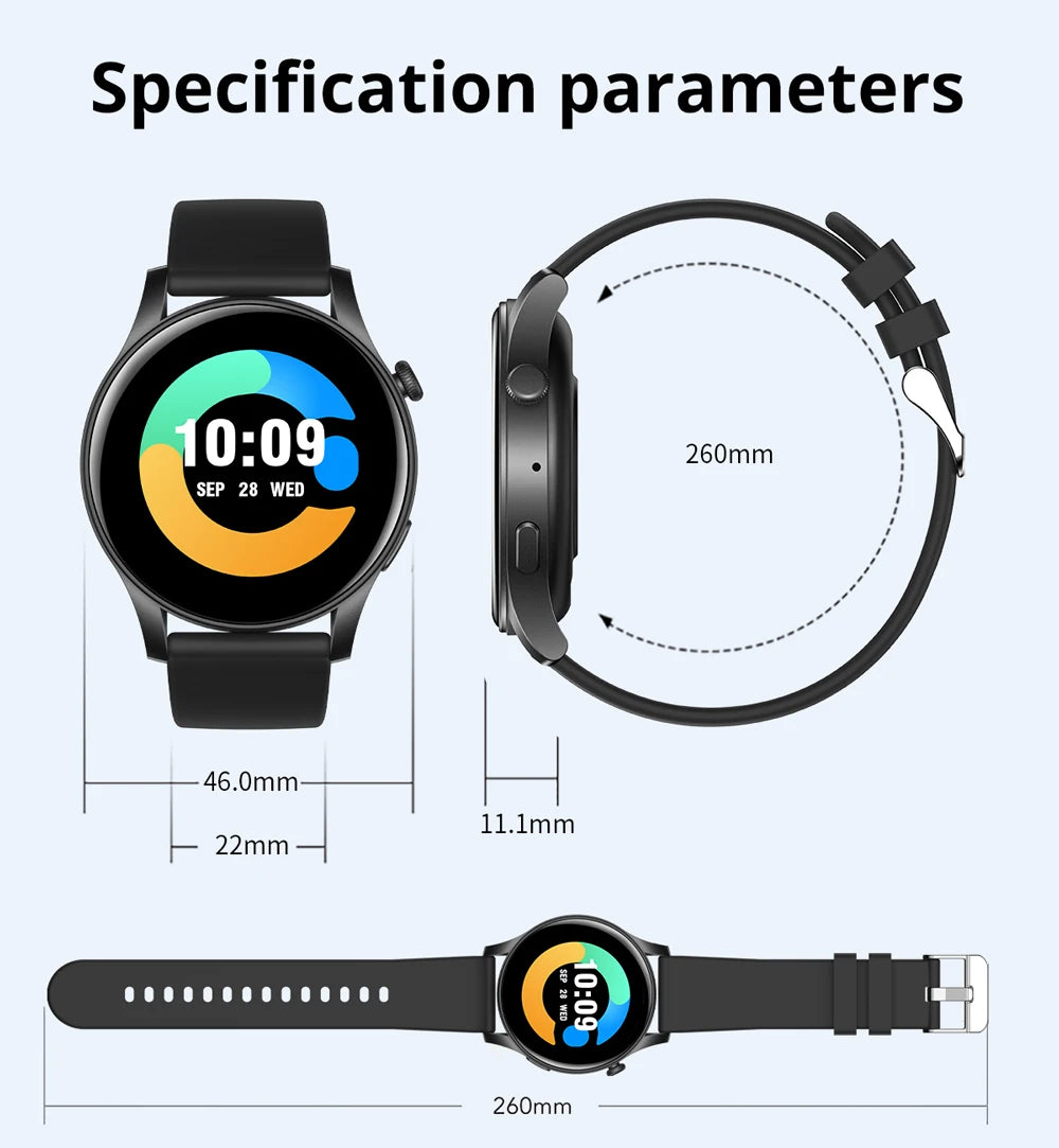 COLMI V73 Smartwatch – 1.43" AMOLED, Bluetooth Calling, Health & Fitness Tracking | Men & Women