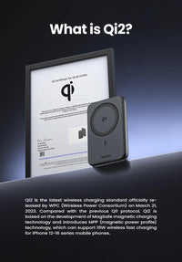 UGREEN Qi2 Magnetic Power Bank 10000mAh - 30W Fast Charging | MagSafe 15W Wireless, PD 30W USB-C, Two-Way Fast Charge, iPhone 17/16 Pro Max
