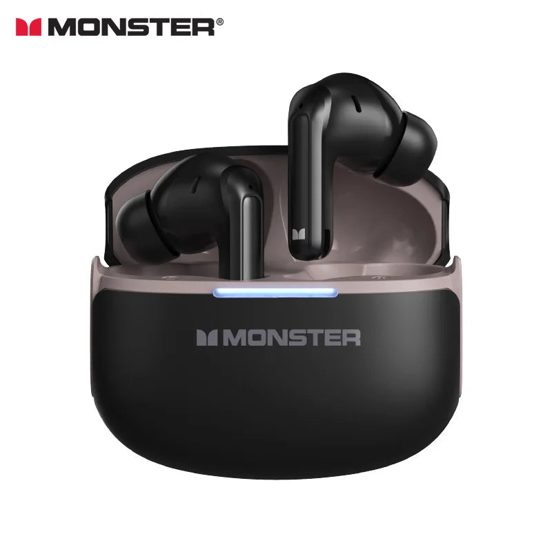 Monster ANC TWS Earbuds - Bluetooth 5.3 Active Noise Cancellation | Waterproof Sport In-Ear Headphones with Charging Case