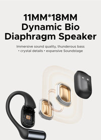UGREEN FitBuds Open-Ear Earphones - Bluetooth 6.0 Ear-Hook TWS | Spatial Audio, 30H Battery, USB-C, Metal & Silicone Build