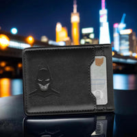 Thumbnail for Batman HeroGuard™ Slim Leather Card Wallet – Superhero Mask Edition | Premium Gift for Men