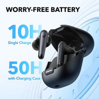 Soundcore by Anker Liberty 4 NC ANC Earbuds - 98.5% Noise Reduction, LDAC Hi-Res, Bluetooth 5.3 | 50H Battery, Replaceable Pads, Waterproof TWS