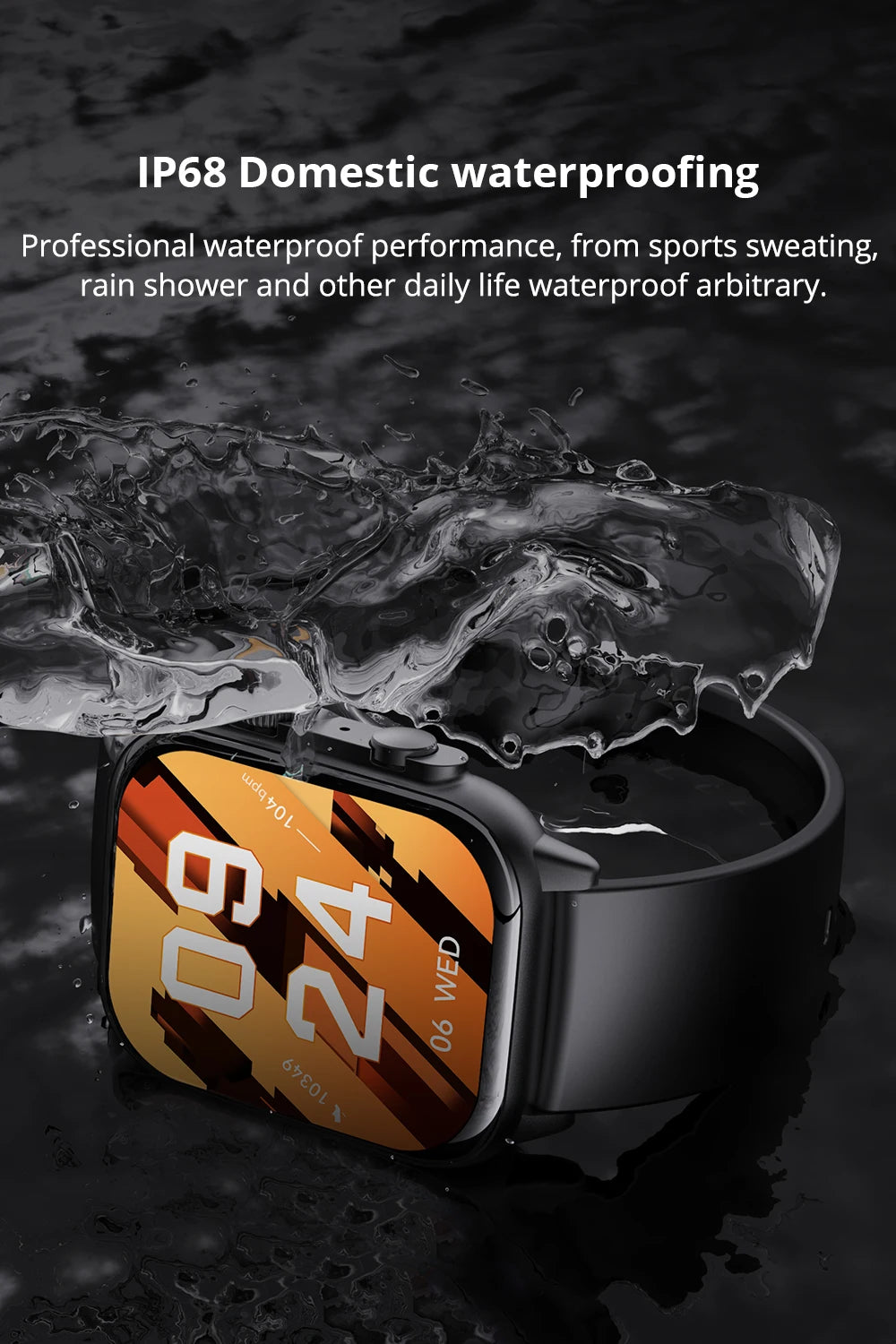 COLMI C81 Smartwatch – 2.0" AMOLED, AOD, 100 Sports Modes, Bluetooth Calling | IP68 | Men & Women