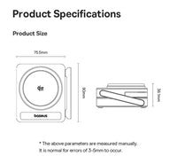 Baseus Qi2.2 3-in-1 Magnetic Wireless Charger - Charge iPhone + Apple Watch + AirPods Together | 25W Fast Charging, No Cable Mess