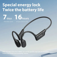 Sanag B22s Bone Conduction Headphones - Bluetooth 5.3 | 16Hr Playtime, IPX5 Waterproof, Spatial Sound, Open-Ear Sport Earphones