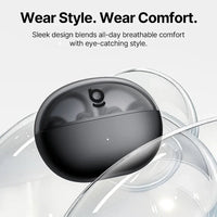 Baseus Bowie MC2 AIR Clip-on TWS Earbuds - Bluetooth 6.0 | 4-Mic ENC, 4 Drivers, Open-Ear Ear Clip, Waterproof Sport Wireless Earphones