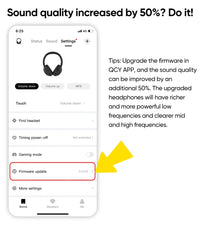 QCY H3 ANC Over-Ear Headphones - 43dB Hybrid ANC, Hi-Res Audio, Bluetooth 5.4 | 60H Battery, 40mm Driver, Transparency Mode, Wireless & Wired