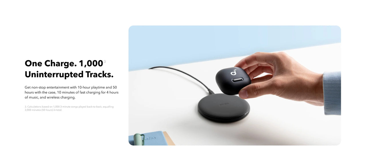 Soundcore by Anker Liberty 4 NC ANC Earbuds - 98.5% Noise Reduction, LDAC Hi-Res, Bluetooth 5.3 | 50H Battery, Replaceable Pads, Waterproof TWS