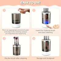 Thumbnail for Effortless Electric Makeup Brush Cleaner