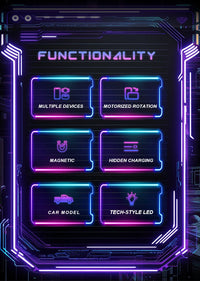 CyberDock™ Qi2 3-in-1 Wireless Charging Station - 15W Fast Charge for iPhone 16 15 14 Pro Max, Apple Watch & AirPods | Cybertruck-Inspired Design