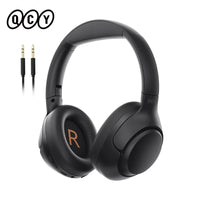 QCY H3 ANC Over-Ear Headphones - 43dB Hybrid ANC, Hi-Res Audio, Bluetooth 5.4 | 60H Battery, 40mm Driver, Transparency Mode, Wireless & Wired