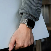 Titanium Business Apple Watch Band - Luxury Metal Strap for Apple Watch Ultra 2/1 49mm, Series 10 46mm, Series 9/8/7 45mm, Series 6/5/4/SE 44mm