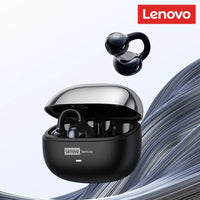 Lenovo LE302 Ear Clip Wireless Earphones - Bluetooth 6.0 | Active Noise Cancelling, HiFi Stereo, Waterproof Sport Headphones